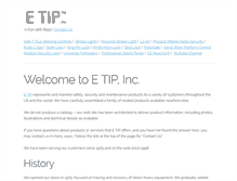 Tablet Screenshot of etipinc.com